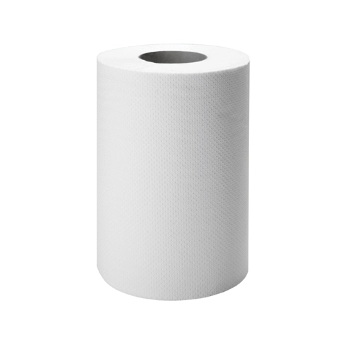 Biały ręcznik papierowy w roli ok. 40 metrów